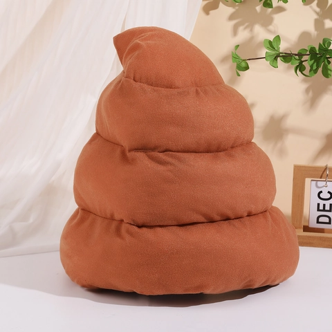 Chapeau Émoji Caca Drôle Peluche Douce Nouveauté Coiffe Pour Fête Cosplay Halloween Carnaval Costume Accessoires