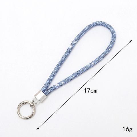 Luxus Strass Handy-Lanyard Schlüsselanhänger Funkelnde Bling Handgelenkschlaufe Tasche Charm Mode Anti-Verlust Dekoration Damen