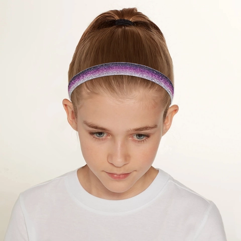 Glitter Sequin Kids Headband Elastic Adjustable Sport Yoga Dance Hair Band For Girls Toddler Sparkly Hair Accessories