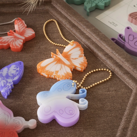 Butterfly Silicone Mold For Resin Casting DIY Jewelry Pendant Keychain Making Epoxy Craft Tool Handmade Decorative Accessory
