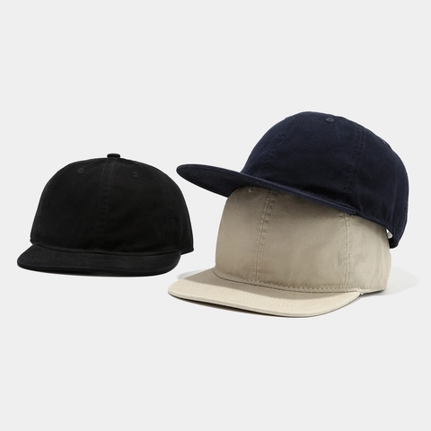 Vintage Washed Cotton Baseball Cap Adjustable Plain Sun Protection Hip Hop Hat For Men And Women Outdoor Casual Solid