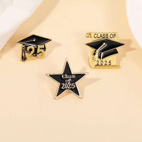 Spille Smaltate Laurea 2025 Spille In Lega Tocco Pergamena Stella Distintivi Gioielli Commemorativi