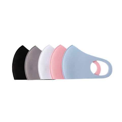 Washable Knitted Face Mask Breathable Sun Protection Dustproof Reusable 3D Cut Summer Outdoor Mask For Men Women Kids