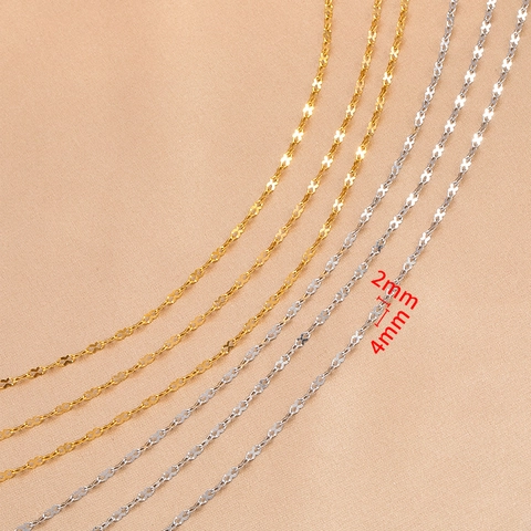Stainless Steel Jewelry Making Chain Color Retention Infinity Petal Shape Links For DIY Necklace Bracelet Crafting