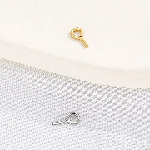 Perni Ad Occhiello In Acciaio Inossidabile Accessori Gioielli Connettori Perline DIY Per Produzione Braccialetti