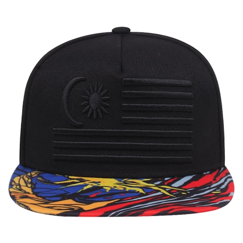 Cappello Da Baseball Snapback Ricamo Malesia Cotone Hip Hop Streetwear Visiera Piatta Cappello Regolabile Uomo Donna