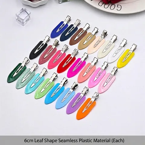 Non Marking Hair Clips Plastic And Alloy Alligator Duckbill Pins Styling Makeup Accessories For Women Girls Candy Colors