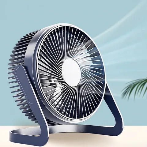 Mini Ventilatore Da Tavolo USB Plastica Silenzioso Regolabile Piccolo Raffreddamento Elettrico