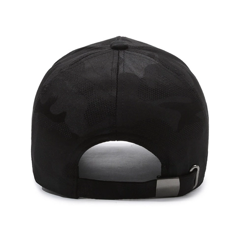 Casquette De Baseball Motif Camouflage Broderie Gothique 3D Réglable Coton Sport De Plein Air Chapeau De Soleil Unisexe