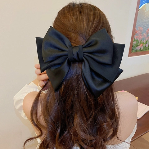 Pinza De Pelo Con Lazo Diadema Acolchada Diseño Flor Camelia Terciopelo Satén Tela Accesorios Para El Cabello Mujer