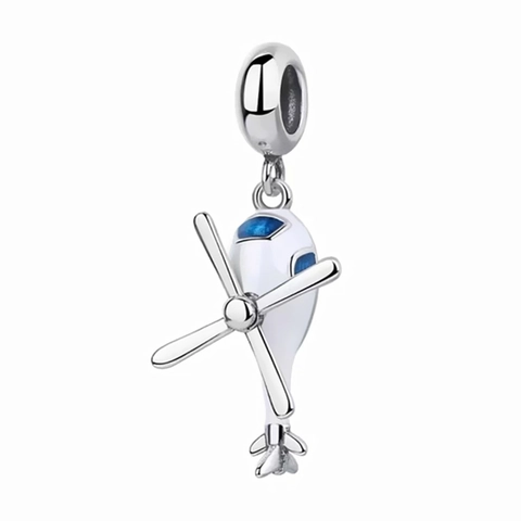 925 Sterling Silver Charms Beads For DIY Bracelet Travel Transportation Bus Plane Train Luggage Enamel Jewelry Making
