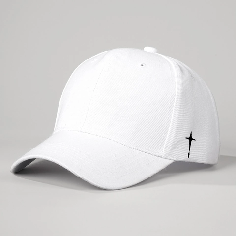 Cappello Da Baseball Ricamo Stella Croce Visiera Curva Cappello Da Sole Regolabile Sport All Aperto Uomini Donne