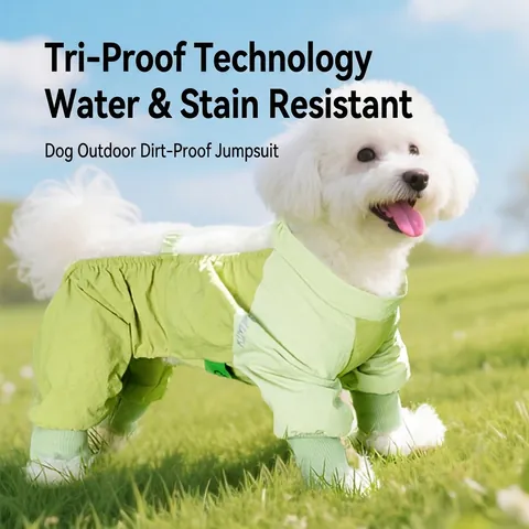 Hond Outdoor Beschermend Pak Waterdicht Stofdicht Vlekbestendig Kleding Voor Kleine Middelgrote Honden Verstelbaar Licht