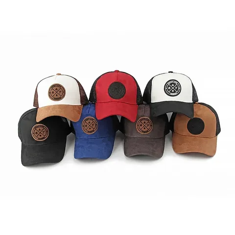 Baseball Cap Breathable Mesh Trucker Hat Sun Protection Outdoor Casual Adjustable Patch Vintage For Men Women