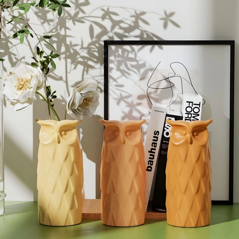 Καλούπι Σιλικόνης Για Βάζο Κουκουβάγια DIY Εποξειδική Ρητίνη Γύψος Γεωμετρική Υφή Ρόμβου Διακόσμηση Σπιτιού Εργαλείο