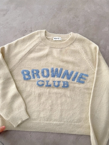 Pull Femme Tricot Coton Polyester Col Rond Manches Longues Ample Broderie Lettres Décontracté Streetwear Automne Hiver