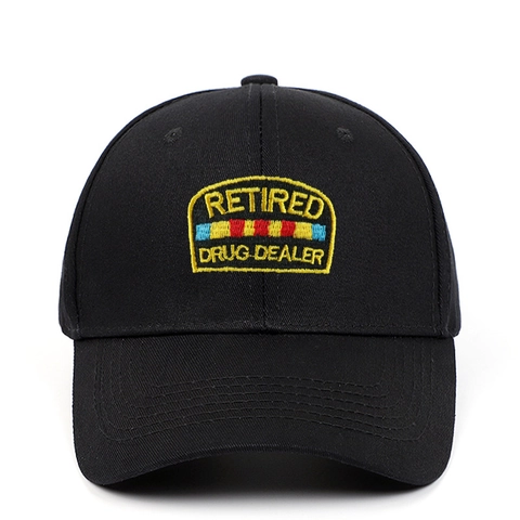 Berretto Da Baseball In Cotone Ricamo Novità Lettere Retro Hip Hop Regolabile Protezione Solare Unisex