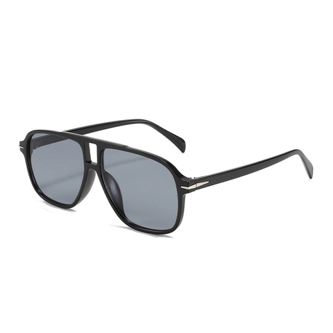 Aviator Sunglasses Large Frame Fashion Driving UV400 Retro Double Bridge PC Frame For Men Women Outdoor