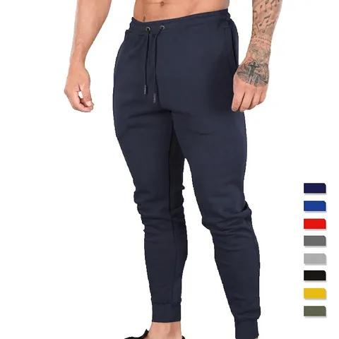 Pantaloni Sportivi Da Uomo Maglia Poliestere Coulisse Vita Elastica Sport Palestra Corsa Casual Tinta Unita