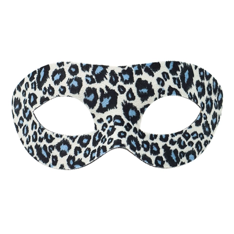 Masquerade Eye Mask Leopard Print Fabric Flocking Wild Animal Pattern Party Ball Carnival Costume Accessory