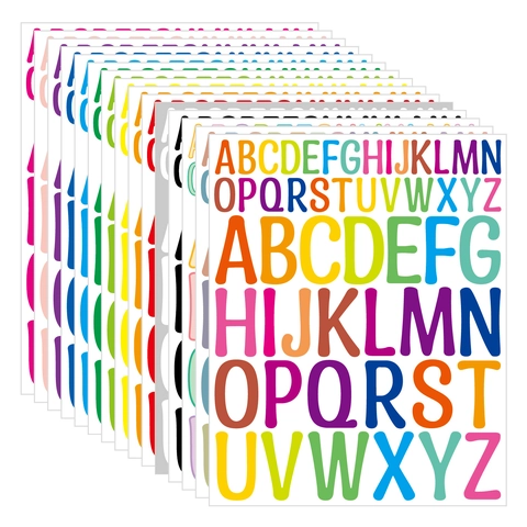 Wasserdichte Vinyl Buchstaben Aufkleber Selbstklebende Alphabet Decals Für Scrapbooking DIY Dekor Handwerk Beschriftung