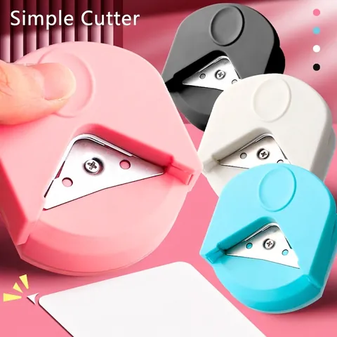 Corner Rounder Cutter Paper Trimmer R4 Radius Metal Blade With Waste Storage For Scrapbooking Cards Photos DIY Craft Tool