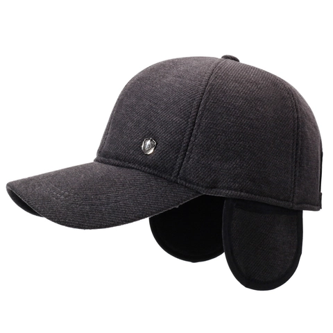 Cappello Da Baseball Invernale Da Uomo Con Paraorecchie In Lana Termico Foderato In Pile Antivento Cappello Caldo Regolabile