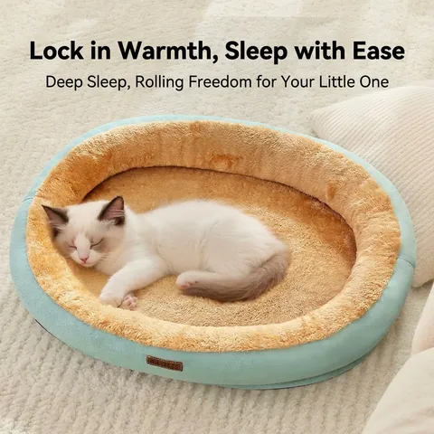 Letto Caldo In Peluche Per Animali Gatti Piccoli Cani Rimovibile Lavabile Nido Per Gatti Inverno Antiscivolo Divano