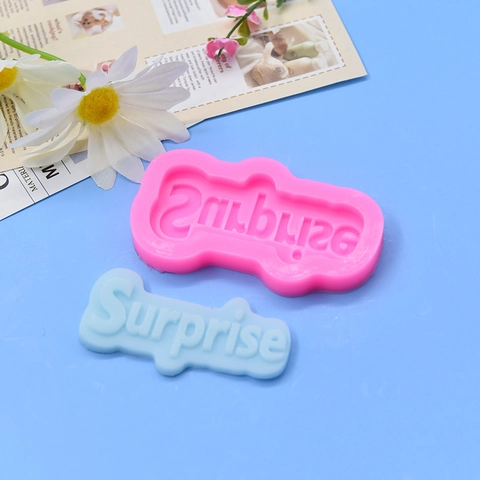 Silicone Mold English Letter Surprise Shape DIY Baking Cake Decorating Fondant Chocolate Candy Tool