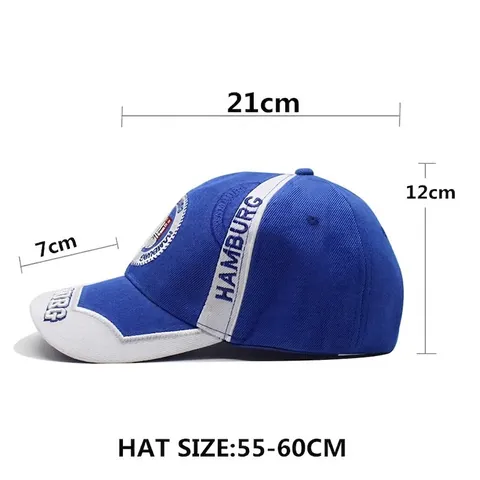 Bestickte Baseballkappe Atmungsaktiv Polyester Baumwolle Sonnenschutz Outdoor Freizeit Sportmütze Für Herren Damen