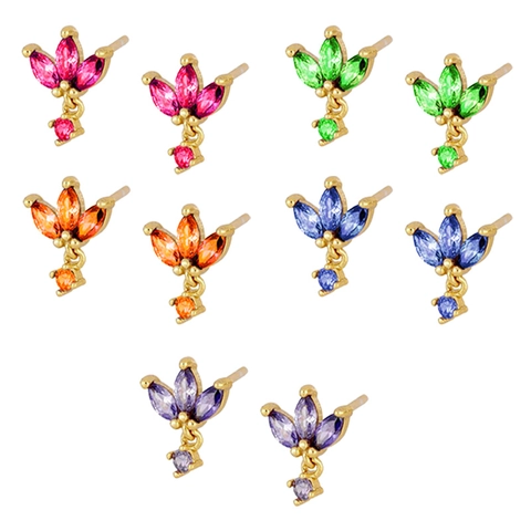 Schmetterling Zirkonia Stecker Ohrringe Mit 925 Sterling Silber Ohrstecker Kupfer Eleganter Schmuck