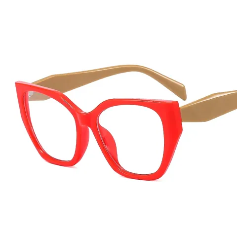 Occhiali Da Sole Vintage Cat Eye Da Donna Montura In PC Spessa Sovradimensionata Protezione UV400 Moda Retro