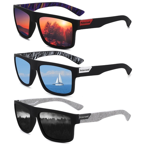 Gafas De Sol Deportivas Polarizadas Lentes TAC Protección UV400 Montura De PC Ligera Mate Para Ciclismo Conducción Pesca Exterior