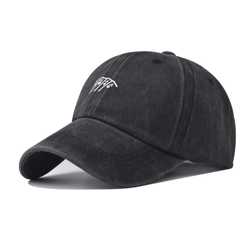 Casquette De Baseball En Coton Lavé Broderie Poker Ace Style Vintage Usé Chapeau De Soleil Extérieur Unisexe