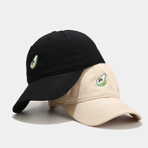 Berretto Da Baseball Cotone Ricamato Avocado Protezione Solare Regolabile Cappello Da Sole Casuale Per Uomo E Donna