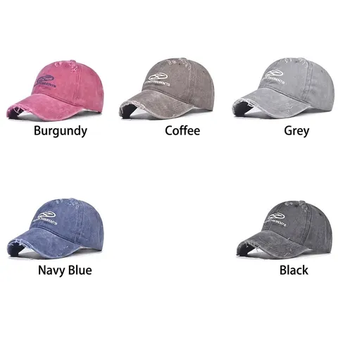 Cappello Da Baseball In Cotone Lavato Consumato Vintage Ricamato Regolabile Cappello Da Sole Streetwear Per Uomo E Donna