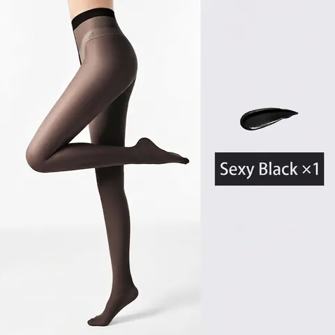 Collant Sexy da Donna con Stampa Zebra Leopardo Filo d'Argento Scintillante Jacquard Nylon Elastan Sottile Nero