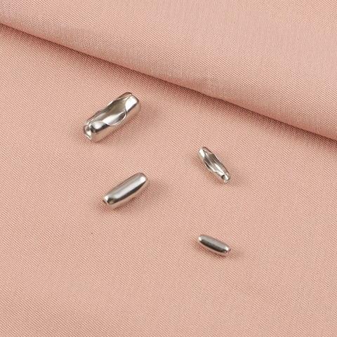 Edelstahl Kugelkette Verbinder Verschlüsse DIY Schmuckherstellung Zubehör Poliertes Metall