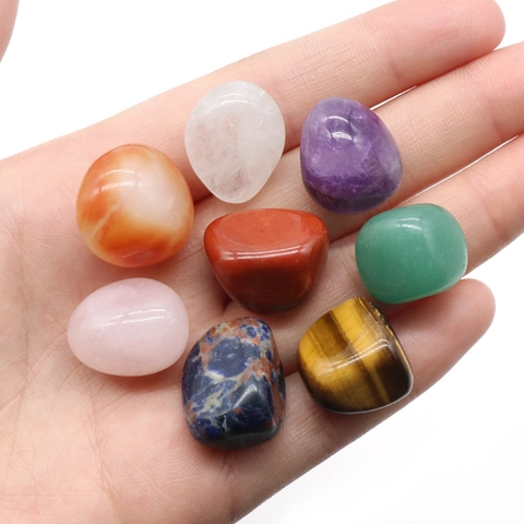 Pierres De Cristal Naturelles Polies Pour La Guérison Des Chakras Méditation Yoga Reiki Décoration Maison
