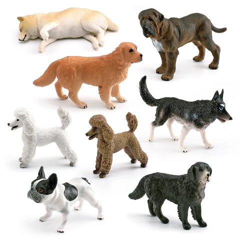 Figurine Di Cani Realistiche Giocattoli Modelli Animali In Miniatura Per Decorazioni Domestiche E Scopi Educativi