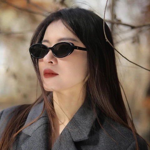 Gafas De Sol Ovaladas Vintage Montura Pequeña Protección UV400 PC Fashion Street Style Eyewear Para Hombres Y Mujeres