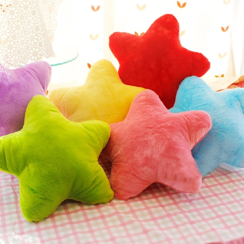 Heart Star Shaped Plush Throw Pillows Soft Cushions For Sofa Bed Office Decor Modern Simple Solid Color Home Decorative