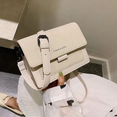 Piccola Borsa Quadrata Retro Da Donna In Pelle PU E Patchwork Scamosciato Borsa A Tracolla Patta Versatile