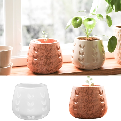 Molde De Silicona DIY Patrón De Corazón Para Taza De Vela Jardinera De Suculentas Jarrón Herramienta De Artesanía Aromaterapia Yeso Resina Epoxi