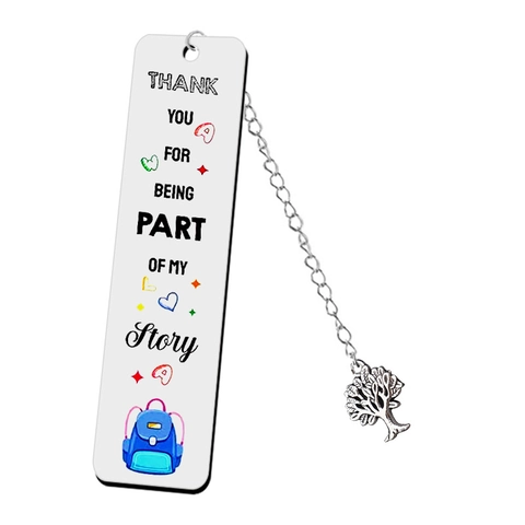 Roestvrij Staal Metalen Bladwijzers Levensboom Hanger Ketting Gegraveerd Bedankt Cadeau Voor Leraar Afstuderen Mat