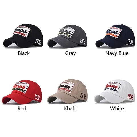 Cappello Da Baseball Con Patch Ricamata Texas Cotone Retro Vintage Lavato Distressed Cappello Sole Esterno Uomini Donne