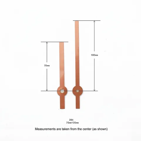 Lancette Orologio Minimaliste Alluminio Parti Ricambio Orologio Quarzo Ora Minuto Riparazione DIY Oro Rosa 284
