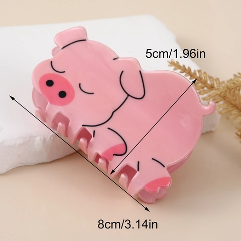 Süße Tier Essigsäure Haarspange Kawaii Schwein Krokodil Katze Design Styling Zubehör Für Frauen Mädchen Ins Stil