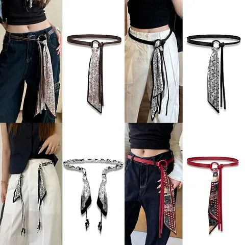 Cintura Decorativa Da Donna Stile Bohémien Etnico Stampa Paisley Catena In Corda Intrecciata Con Nappe Künstliche Perle