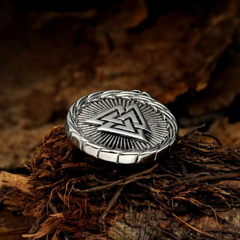 Collana Con Pendente Valknut Vichingo Acciaio Inossidabile Amuleto Runa Nordica Gioielli Vintage Per Uomini